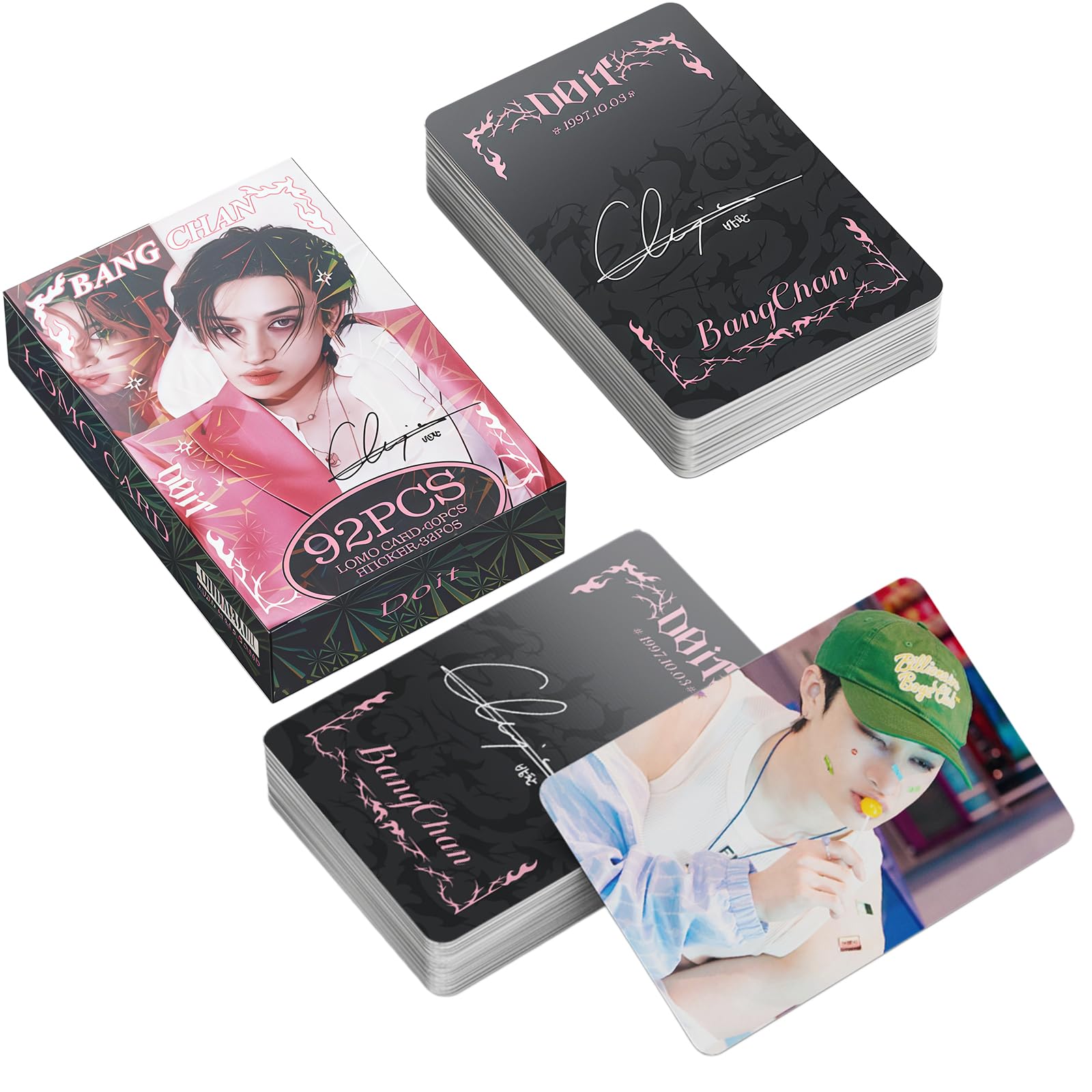 92 peças Stray Kids Bangchan Photocards DO IT Álbum Bang Chan